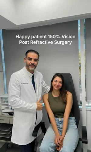 Dr. Ali Nowrouzi con un paciente